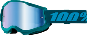100% Strata 2 Goggles - Stone Blue Mirror Lens