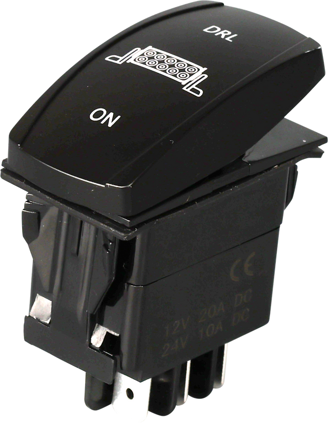 Photo of DRL 3 POSITION LED SWITCH PRO BACKLIT by OPEN TRAIL - Premium Switches for UTVs / Side by Sides