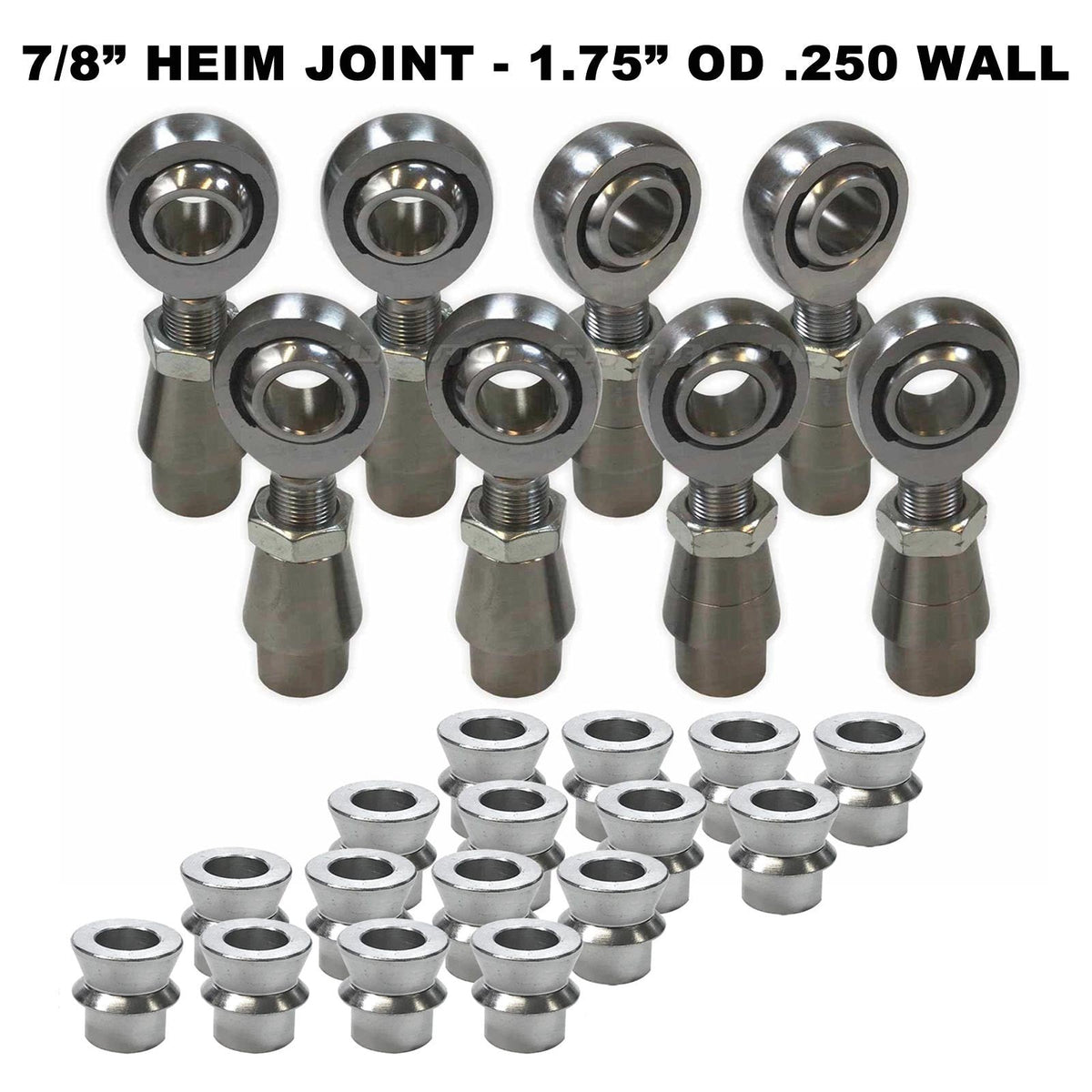 4 Link Rod End Kit -  7/8" Chromoly Heim - 1.75" OD Tubing