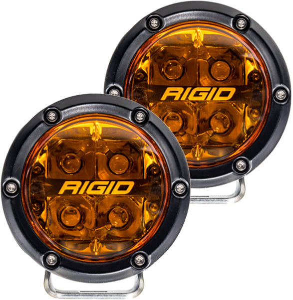 Photo of 360-SERIES 4" SPOT AMBER PRO LIGHT by RIGID - Premium Illumination for UTVs / Side by Sides