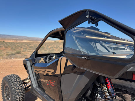 Photo of POLARIS RZR PRO R 2-SEAT 2025+ Cab Enclosure "THE VAULT" Upper Side Doors & Panels (Patent Pending) by Dirt Warrior Accessories - Premium for UTVs / Side by Sides