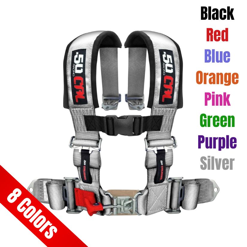 Photo of 2" 4-Point Harness Seat Belt by 50 Caliber Racing - Premium Harnesses for UTVs / Side by Sides