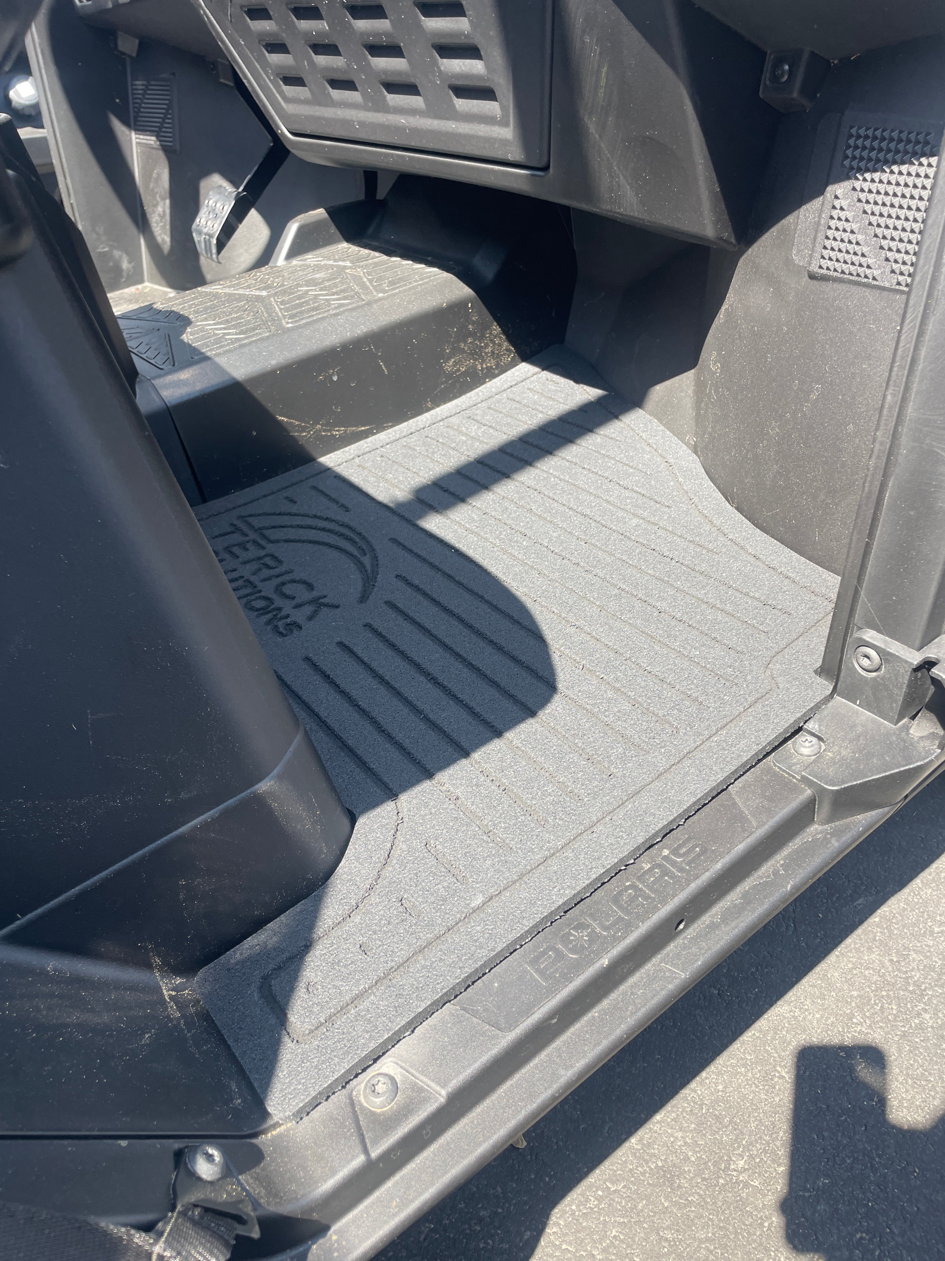 Photo of Polaris Ranger XP 1000 Rubber Floor Mats by Terick Solutions - Premium UTV Rubber floor mats for UTVs / Side by Sides