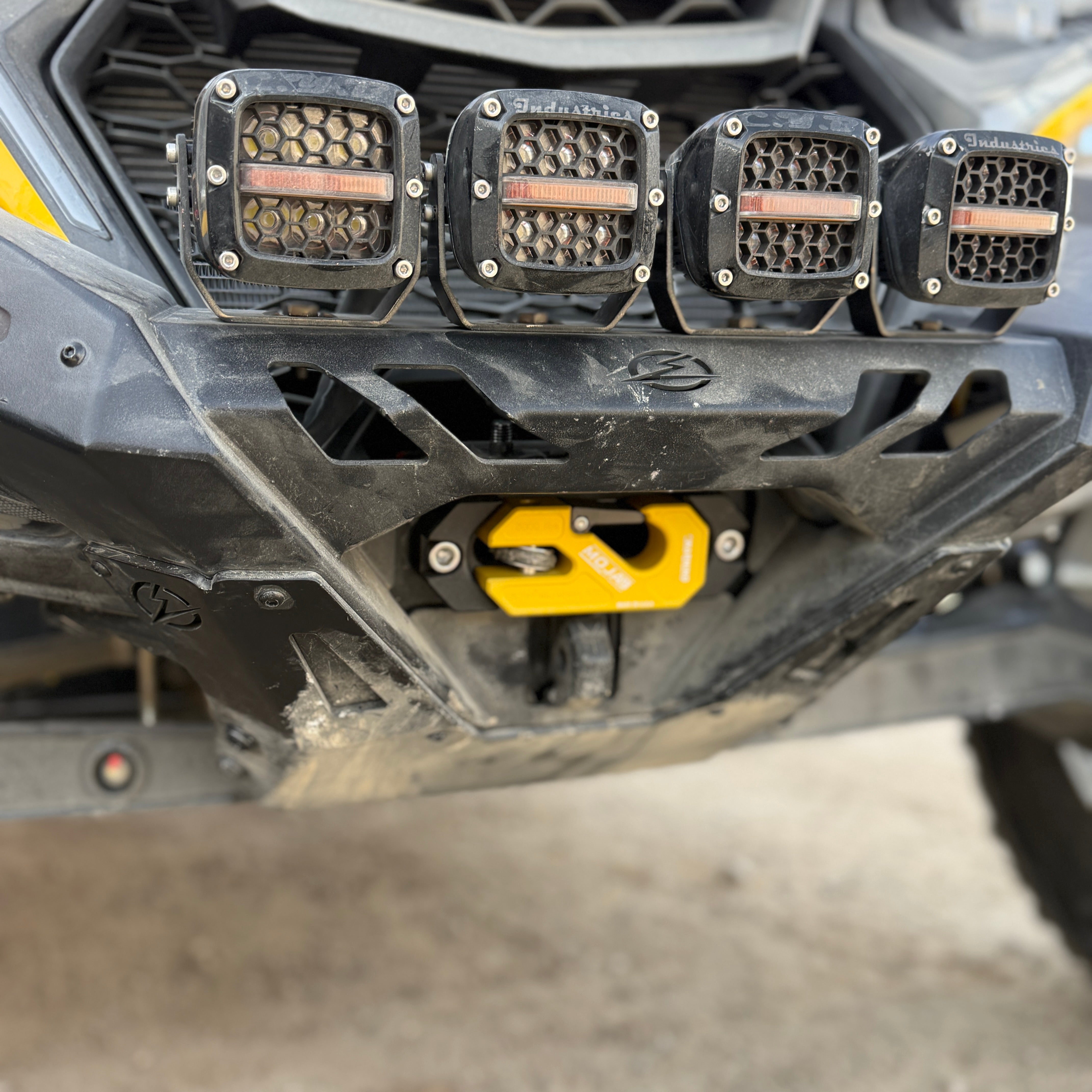 Side By Side / UTV Aluminum Recessed Winch Shackle with Fairlead Kit. (LIFE TIME WARRANTY*)