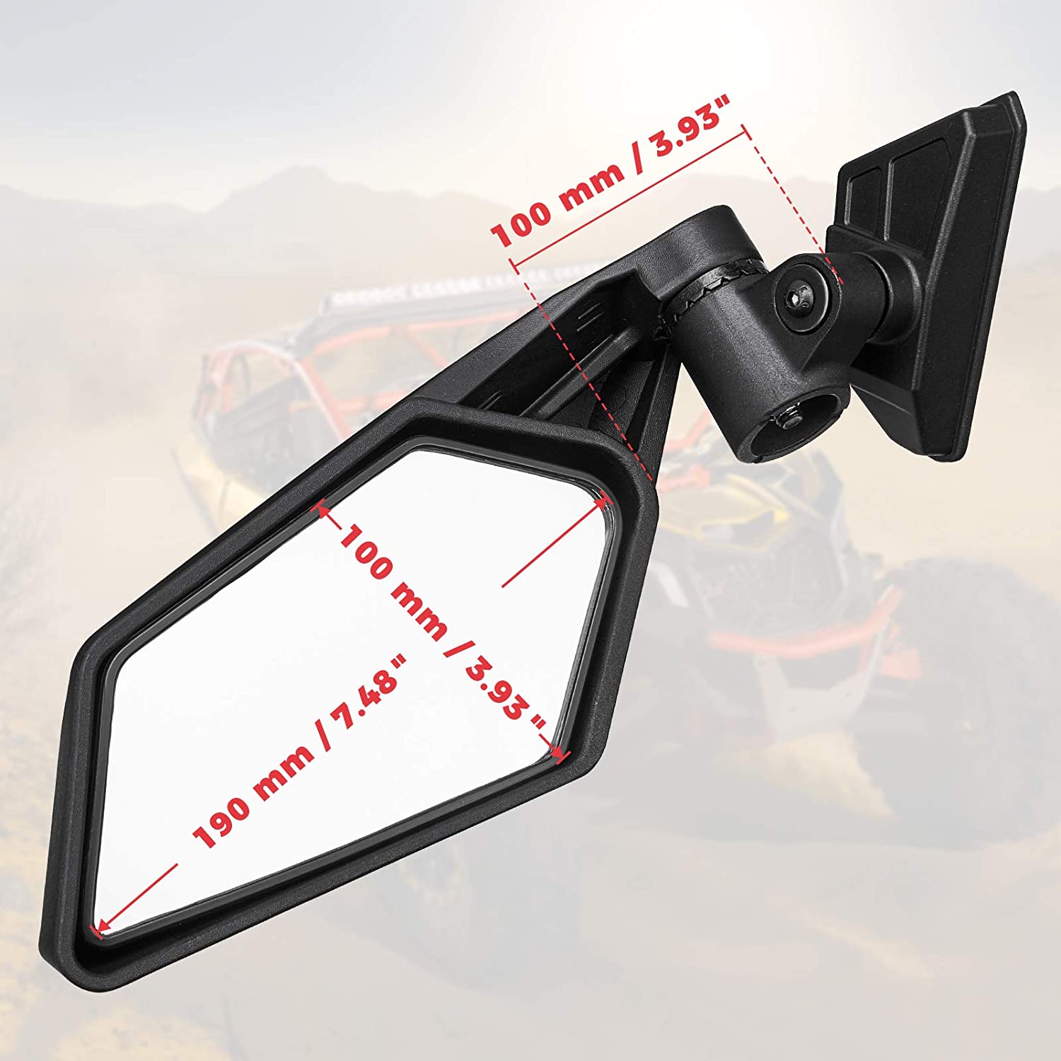 Photo of Kemimoto Front Bumpers & Side Mirrors for Can-Am Maverick X3 by Kemimoto - Premium for UTVs / Side by Sides