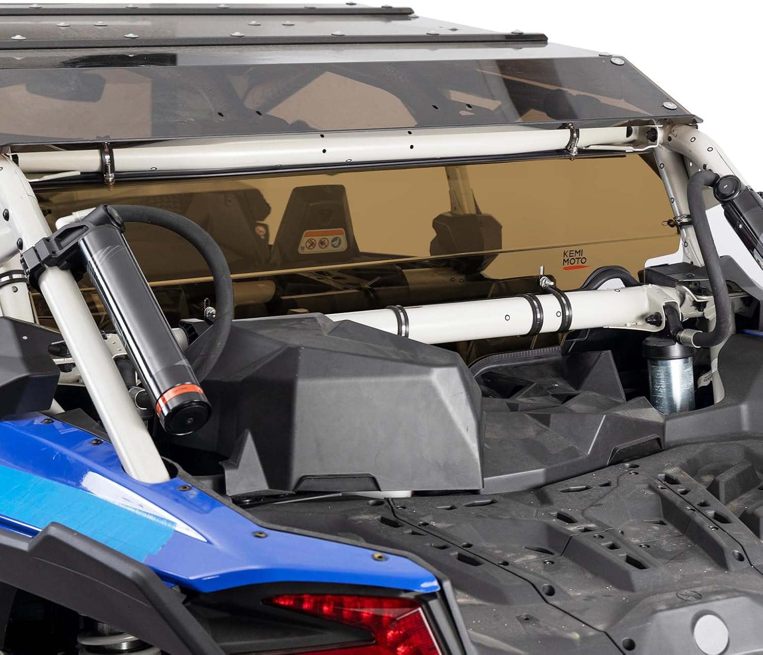 Photo of Upgraded Rear Tinted Windshield for Can-Am Maverick X3 / X3 MAX by Kemimoto - Premium for UTVs / Side by Sides