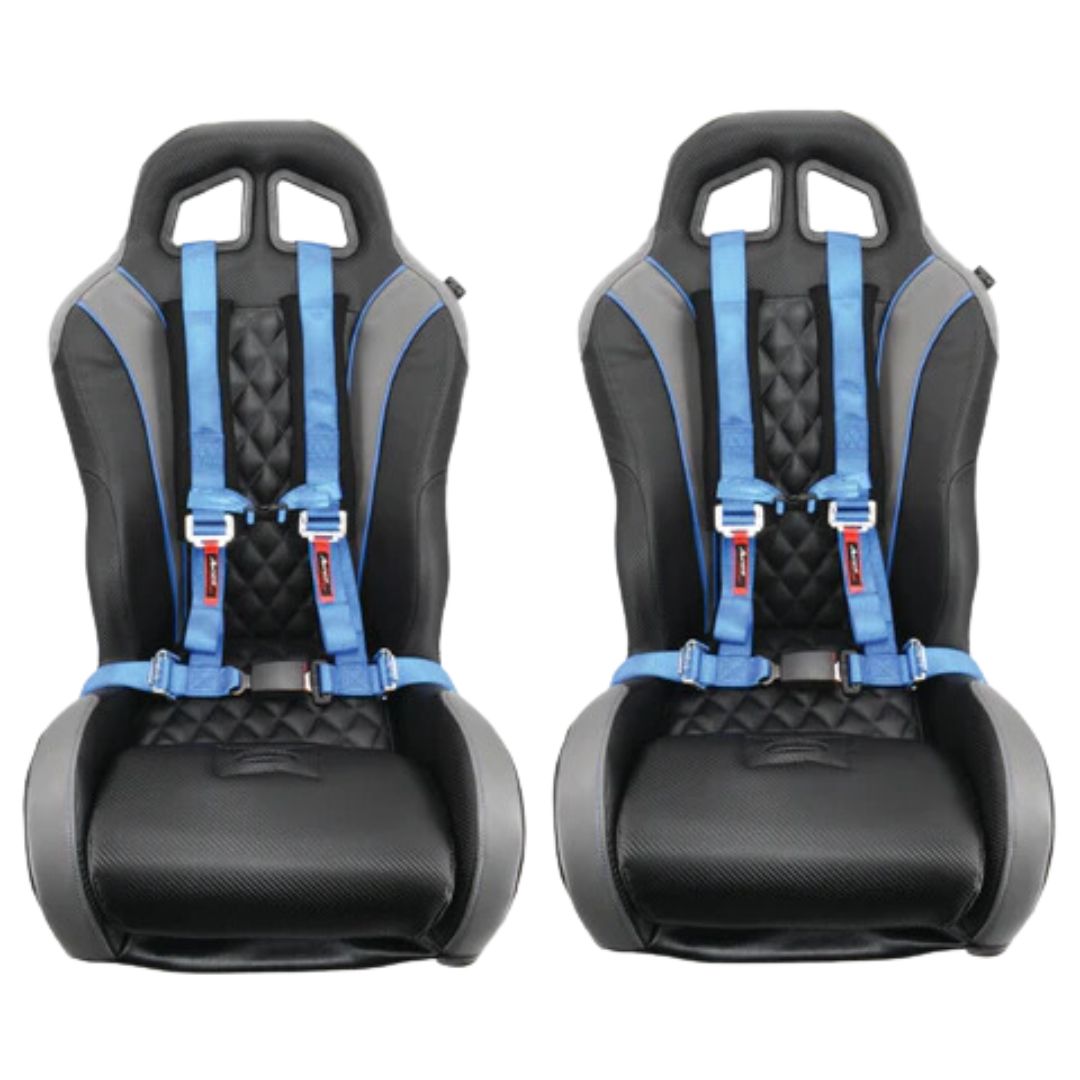 Photo of 4-Point Harness Seat Belt (2" Auto Buckle) by Aces Racing - Premium Harnesses for UTVs / Side by Sides