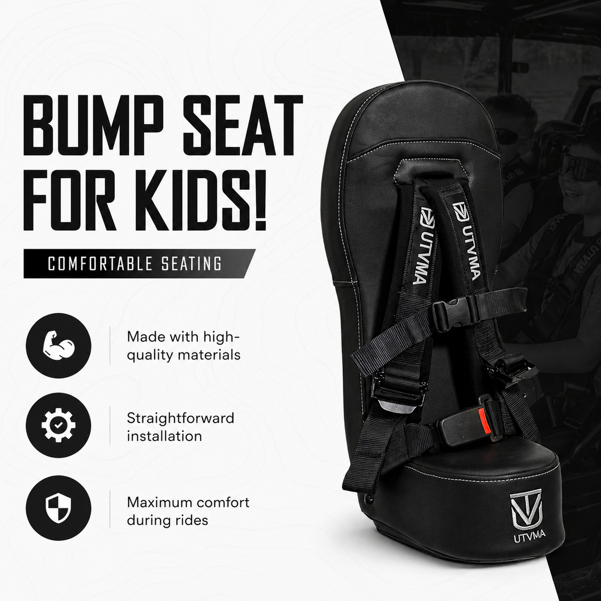 Kawasaki Teryx 4 Rear Bump Seat (2012-2025)