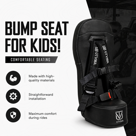 Photo of RZR 570 Bump Seat (2017-2022) by UTV Mountain Accessories - Premium Bump Seats for UTVs / Side by Sides