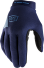 100% Ridecamp Women's Riding Gloves - Navy/Slate, Small