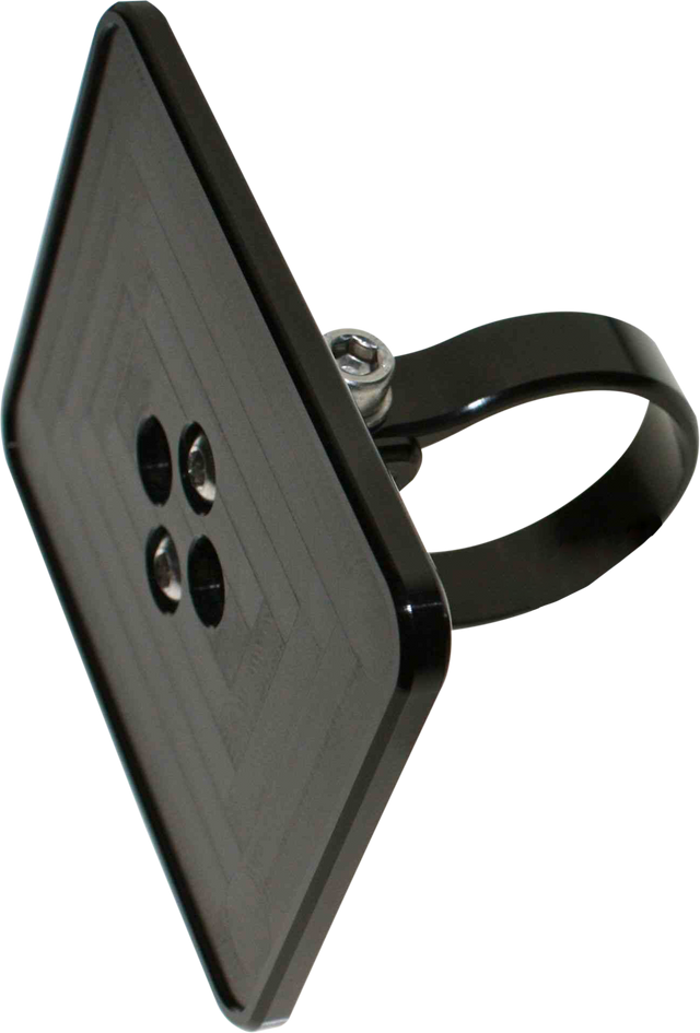 Photo of REGISTRATION STICKER PLATE LARGE 3.8' X 3.06' BLACK by AXIA - Premium Mounts/Brackets for UTVs / Side by Sides