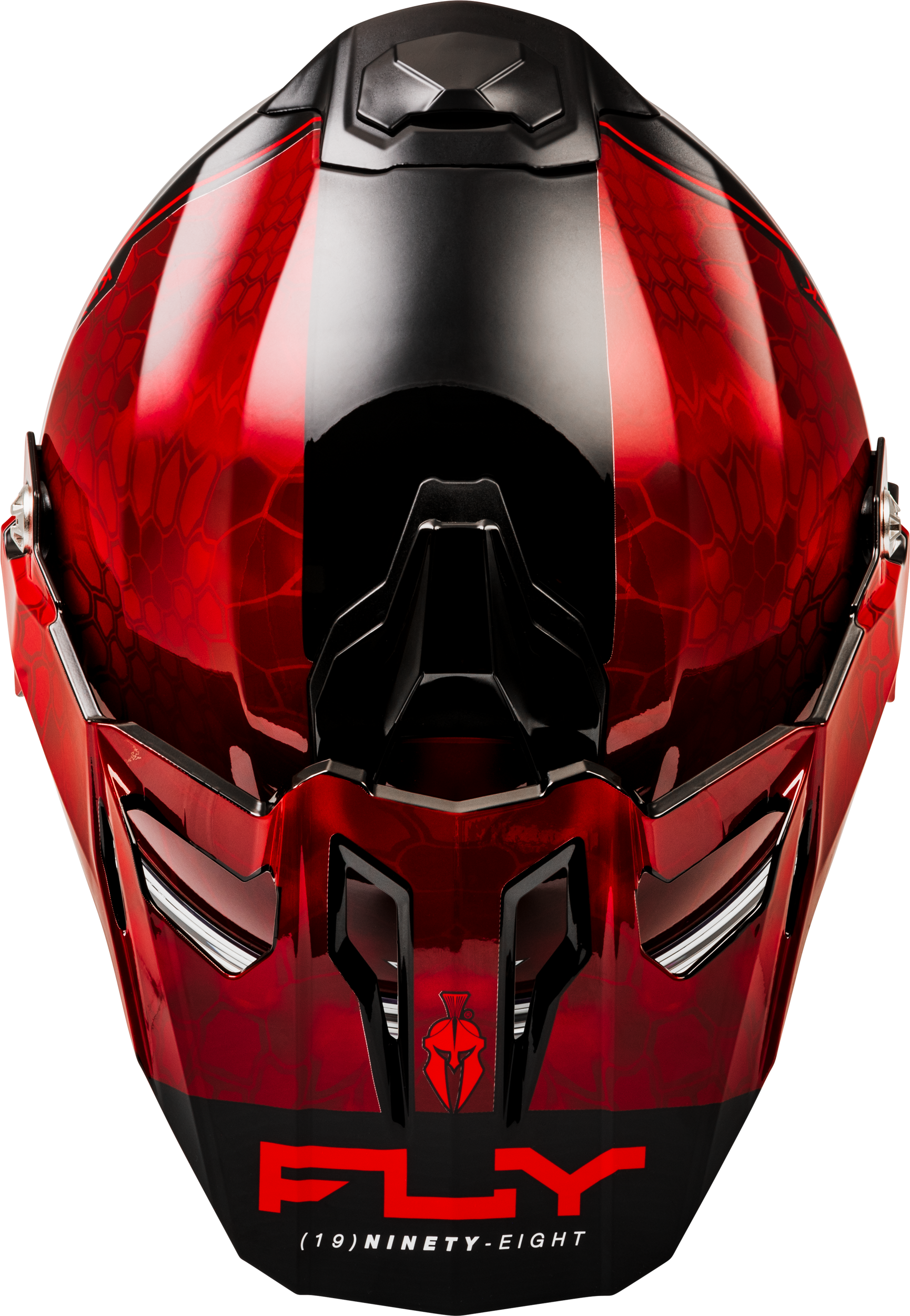 Photo of TREKKER CW CONCEAL HELMET DUAL SHLD RED/BLACK 2X by FLY RACING - Premium Helmets for UTVs / Side by Sides