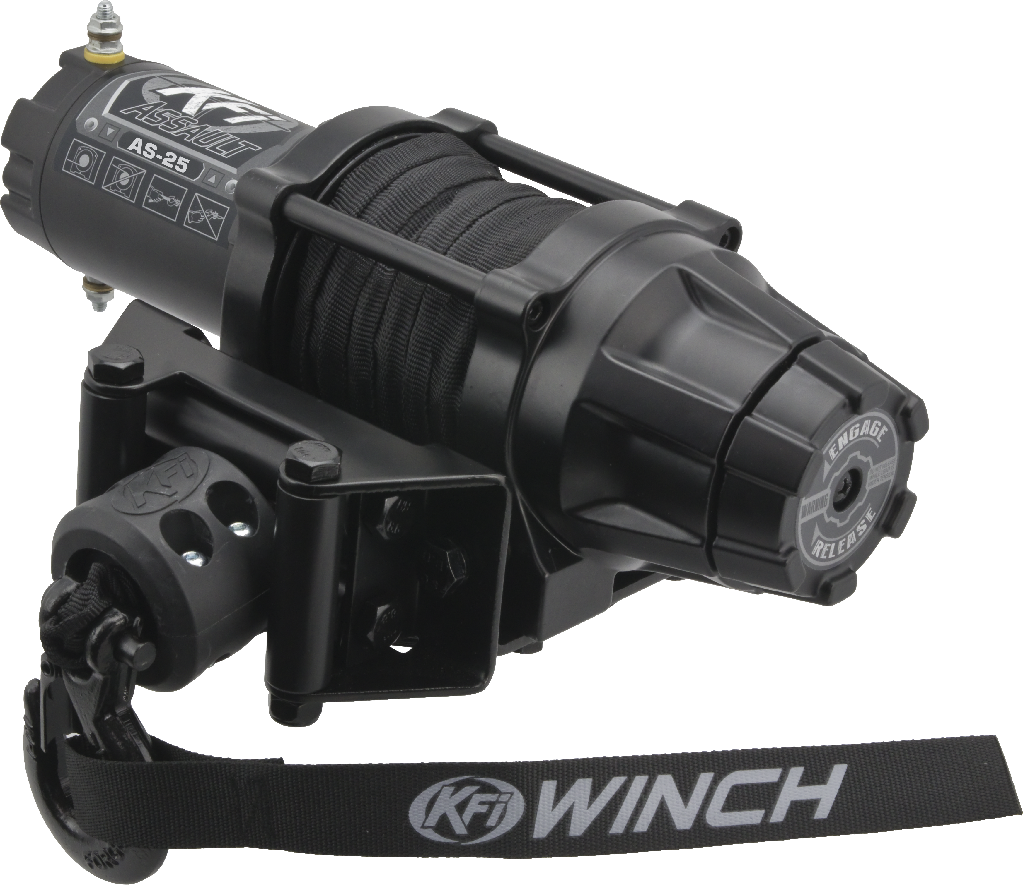 Photo of KFI 2500LB SYNTHETIC ASSAULT SERIES WINCH by KFI - Premium Winches & Winch Mounts for UTVs / Side by Sides