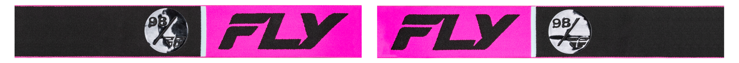 Photo of ZONE PRO GOGGLE PINK/BLACK W/ IRIDESCENT RED MIR/SMK LENS by FLY RACING - Premium Eyewear for UTVs / Side by Sides