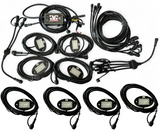 Revo 8 Piece RGB Bluetooth Rock Light Kit