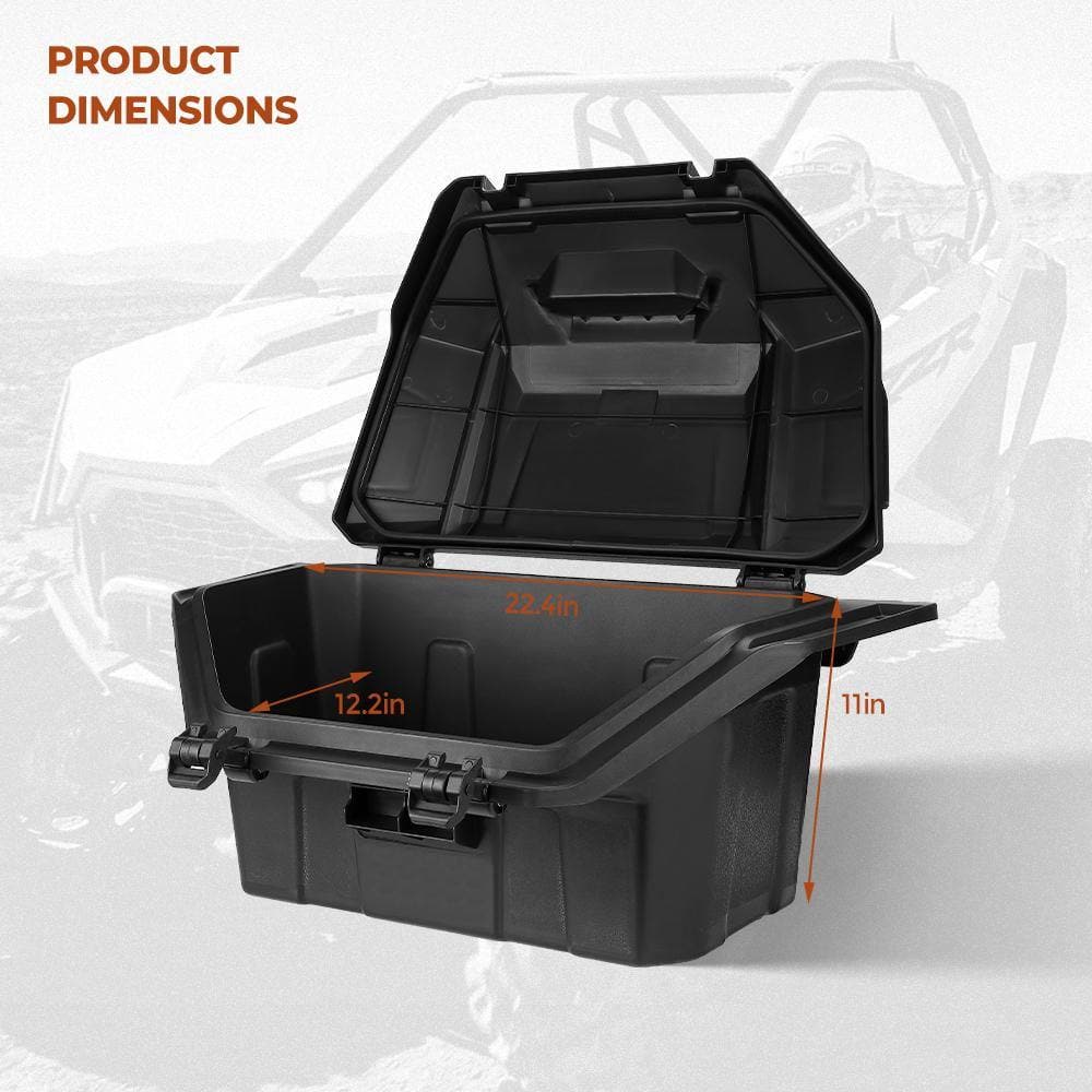 Photo of UTV 42QT Rear Cargo Storage Box for Polaris RZR PRO XP /XP 4 by Kemimoto - Premium for UTVs / Side by Sides