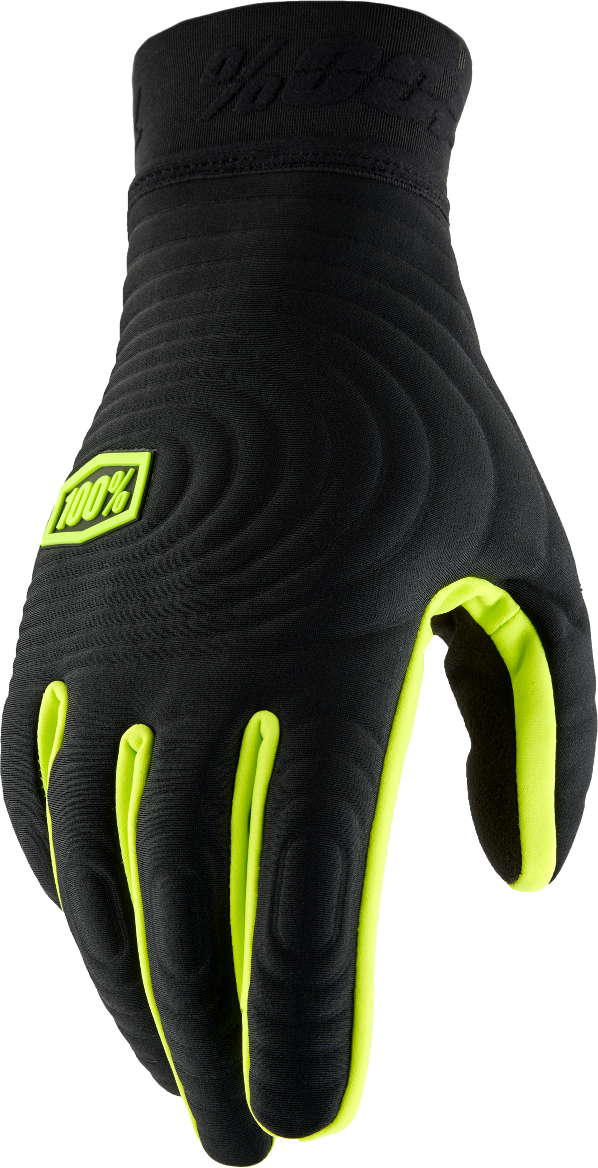 Photo of BRISKER XTREME GLOVES BLACK/FLUO YELLOW XL by 100-PERCENT - Premium Gloves for UTVs / Side by Sides