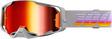 100% Armega Goggles - Fallbrook Red Mirror Lens