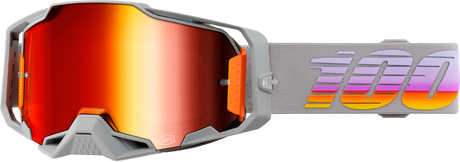 100% Armega Goggles - Fallbrook Red Mirror Lens