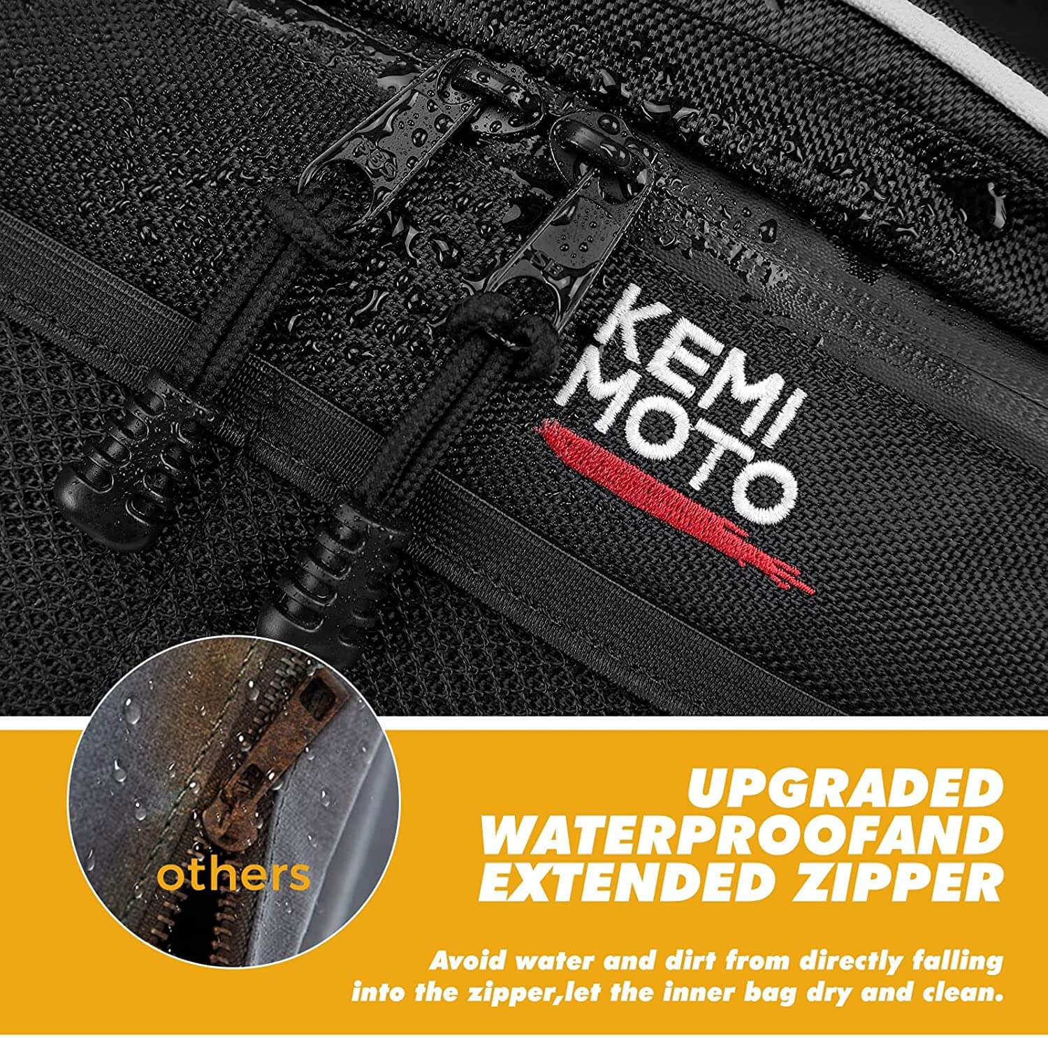 Photo of Rear Door Bags for Polaris RZR PRO XP 4 Turbo R 4 PRO R 4 2020-2024 by Kemimoto - Premium for UTVs / Side by Sides