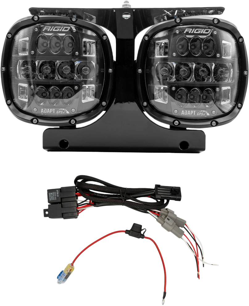 Photo of RIGID ADAPT HEADLIGHT KIT `15-23 (EXC.`23 CVO) FLTR by RIGID - Premium Electrical for UTVs / Side by Sides