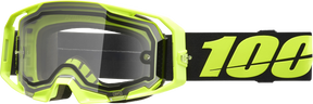 100% ARmatic Enduro Moto Goggles - Neon Yellow Clear
