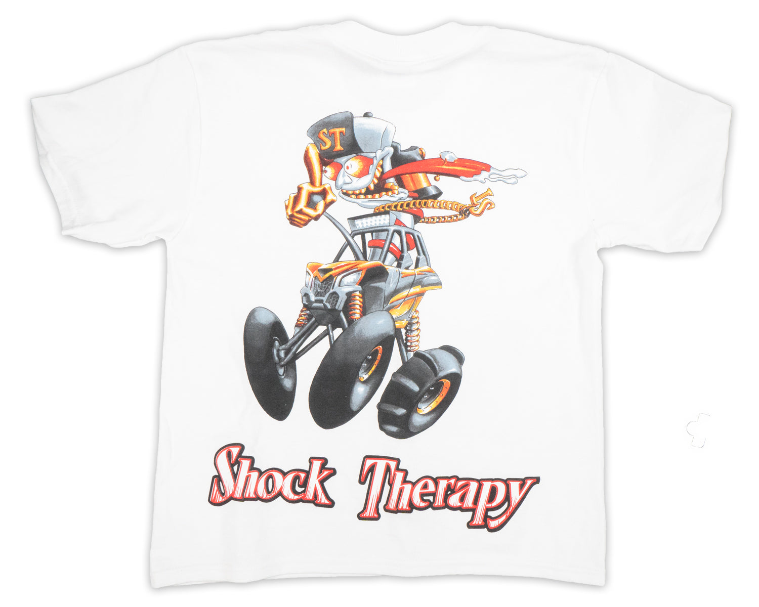 Photo of Shock Therapy Men's T-Shirt - Gold Fink Logo by Shock Therapy - Premium for UTVs / Side by Sides