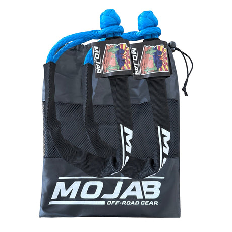 Photo of Soft Shackle 1/4'' x 24'' with sleeve and bag (Set of 2 Shackles) (Lifetime Warranty) by MOJAB OFFROAD - Premium for UTVs / Side by Sides