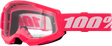 100% Strata 2 Goggles - Pink Clear Lens