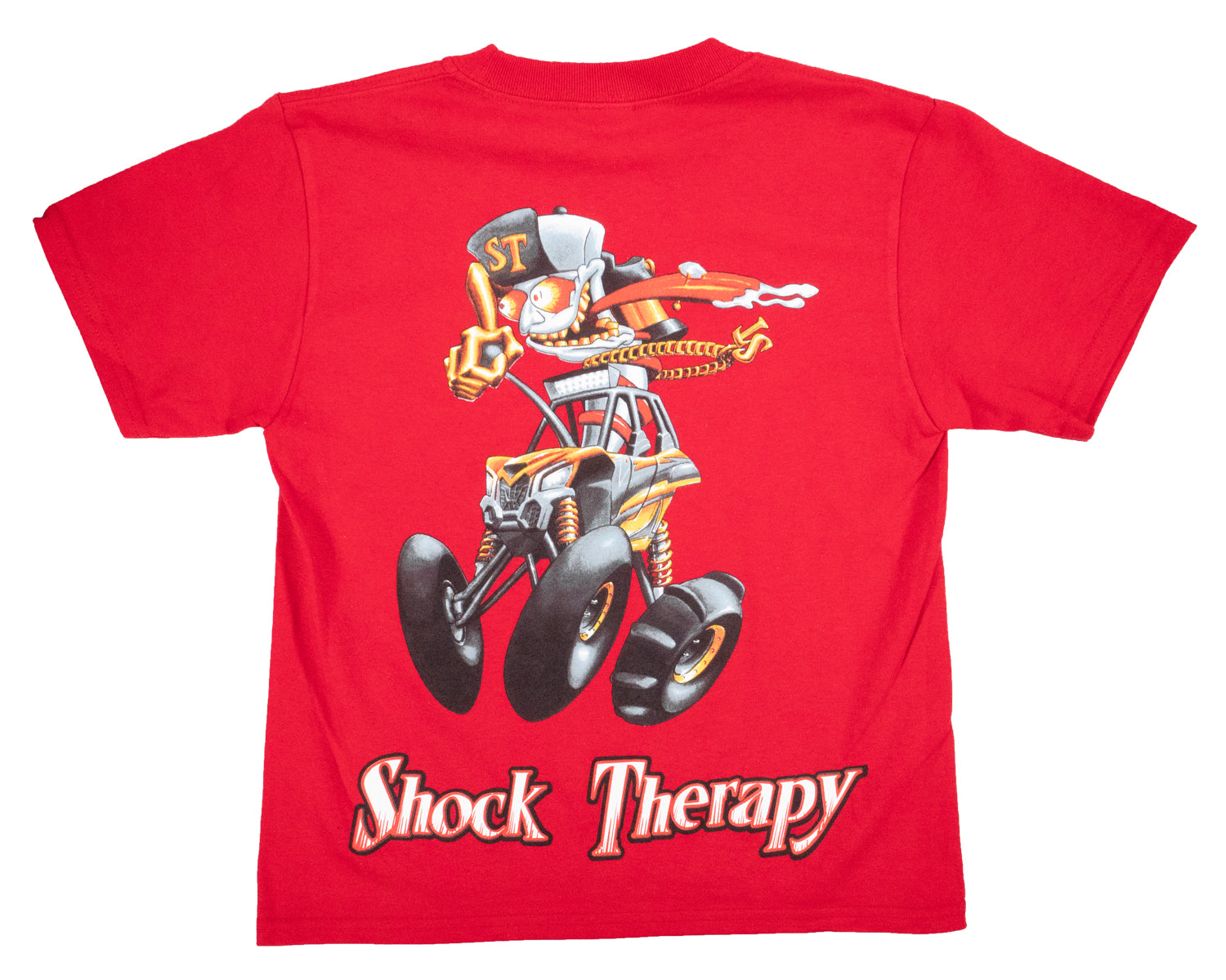 Photo of Shock Therapy Men's T-Shirt - Gold Fink Logo by Shock Therapy - Premium for UTVs / Side by Sides