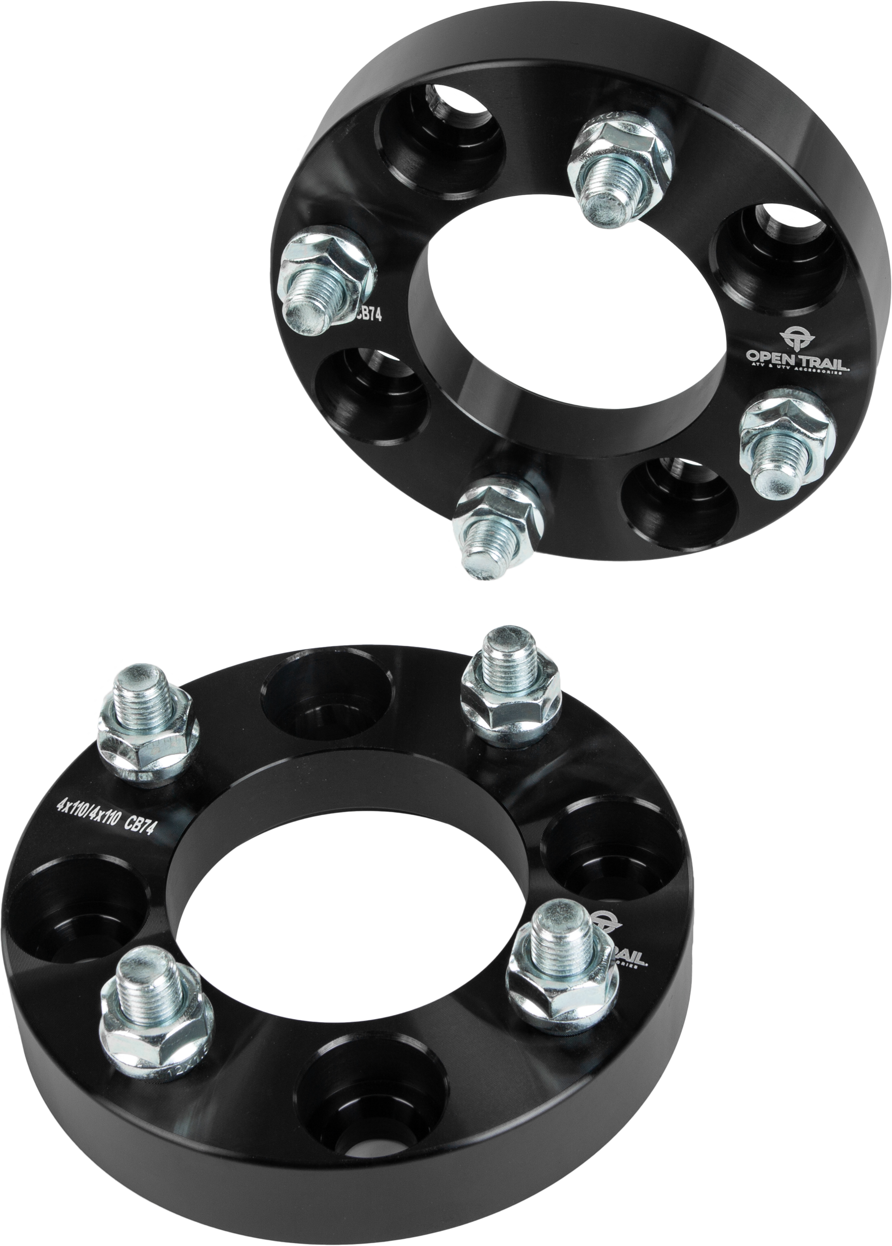 Photo of WHEEL SPACER 1" 4/110 STUD: 12MM X 1.5MM by OPEN TRAIL - Premium Wheel Components for UTVs / Side by Sides