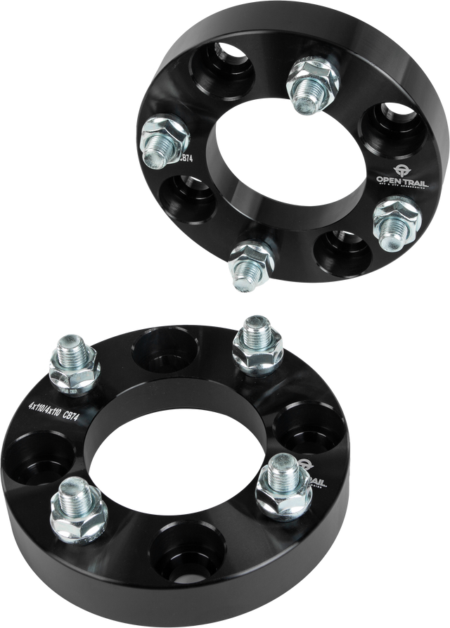 Photo of WHEEL SPACER 1" 4/110 STUD: 12MM X 1.5MM by OPEN TRAIL - Premium Wheel Components for UTVs / Side by Sides