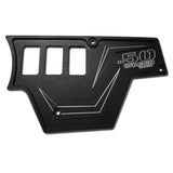 50 Caliber Racing Polaris RZR XP1000 6-Switch CNC Billet Dash Panel - Panel Only, Black Powdercoat (2 & 4 Door)
