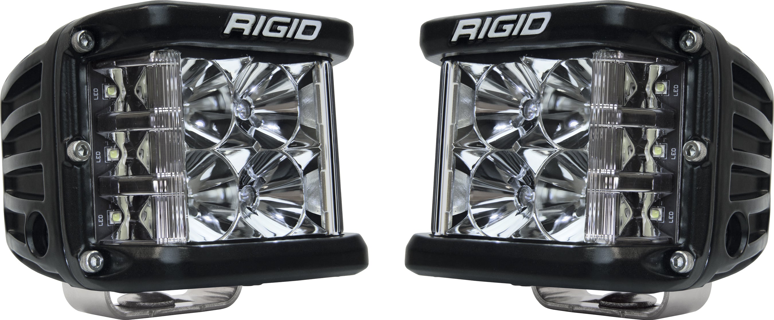 Photo of D-SS SERIES PRO FLOOD STANDARD MOUNT LIGHT PAIR by RIGID - Premium Illumination for UTVs / Side by Sides