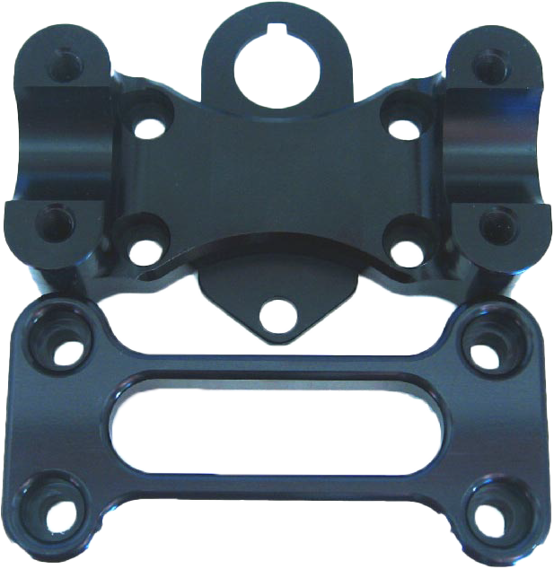 Photo of 1-1/8" HB ADAPTOR BANSHEE FITS ALL BANSHEE STOCK STEMS by MODQUAD - Premium Handlebars for UTVs / Side by Sides