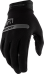100% Ridecamp Riding Gloves - Black, Large