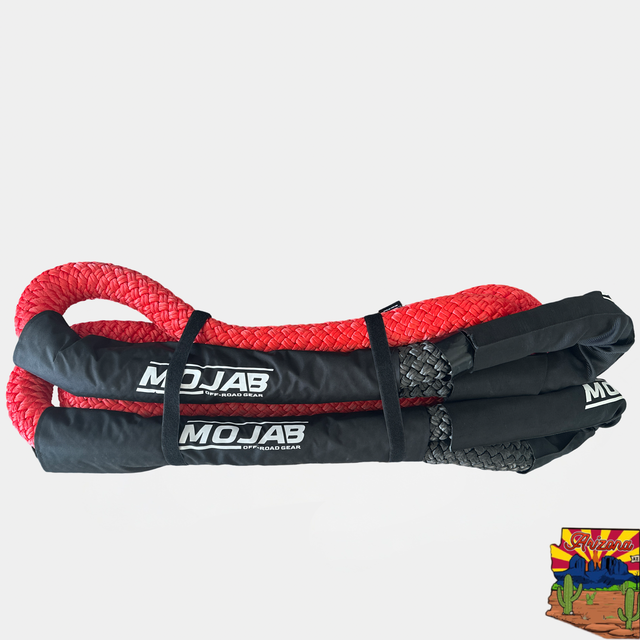 Photo of 2” x 30’ Extreme Duty Kinetic Rope (Lifetime Warranty) by MOJAB OFFROAD - Premium for UTVs / Side by Sides