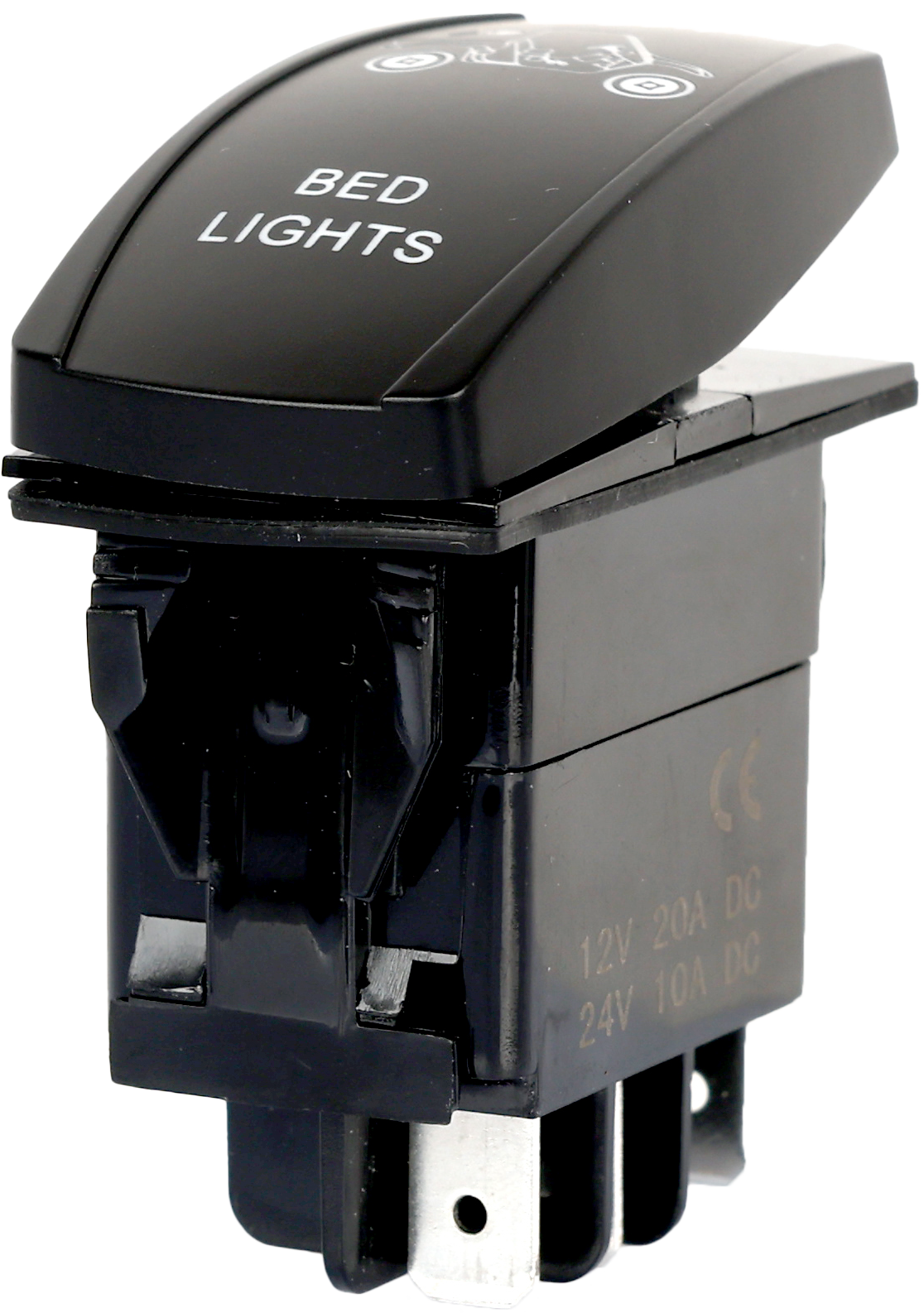 Photo of BED LIGHTING SWITCH PRO SERIES BACKLIT by OPEN TRAIL - Premium Switches for UTVs / Side by Sides