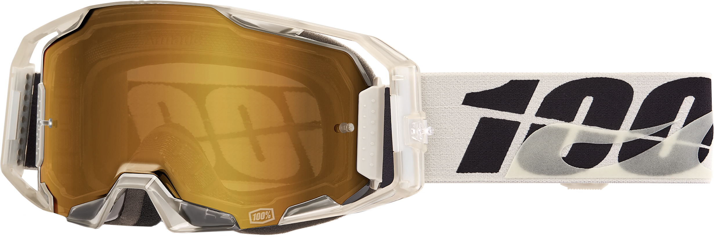 Photo of ARMATIC GOGGLE PITCH MIRROR TRUE GOLD LENS by 100-PERCENT - Premium Eyewear for UTVs / Side by Sides