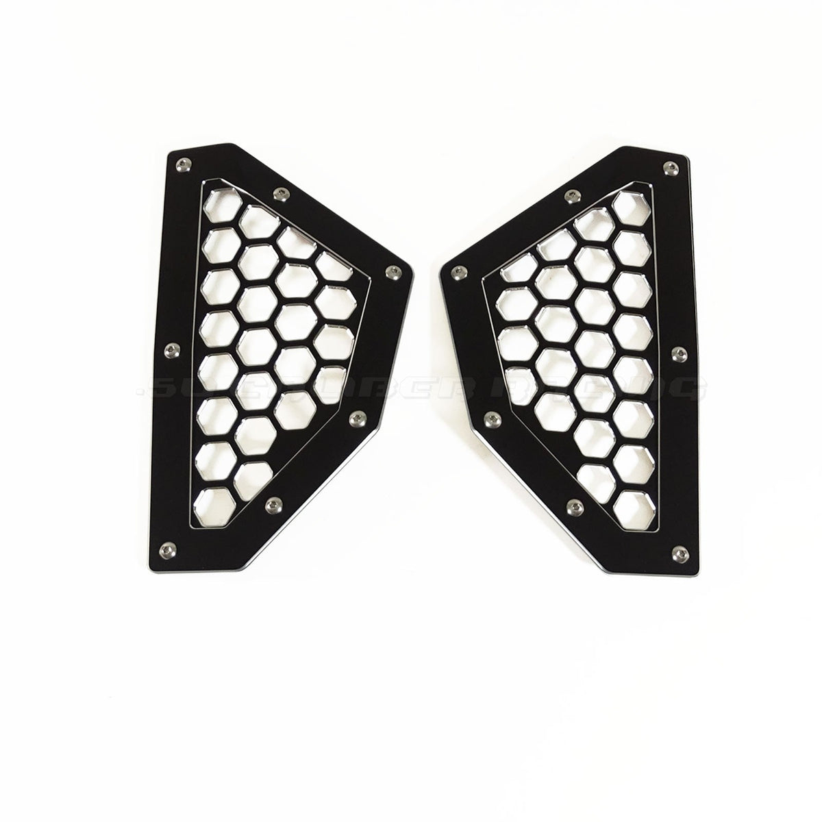 50 Caliber Racing Billet Rear Grille Bezels for Can-Am X3 (2 & 4 Seat Models)
