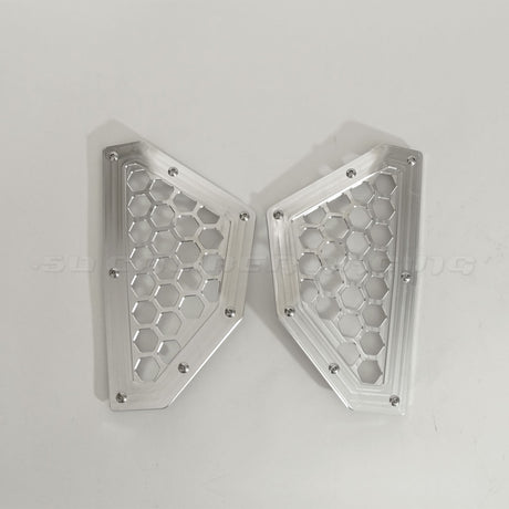 50 Caliber Racing Billet Rear Grille Bezels for Can-Am X3 (2 & 4 Seat Models)