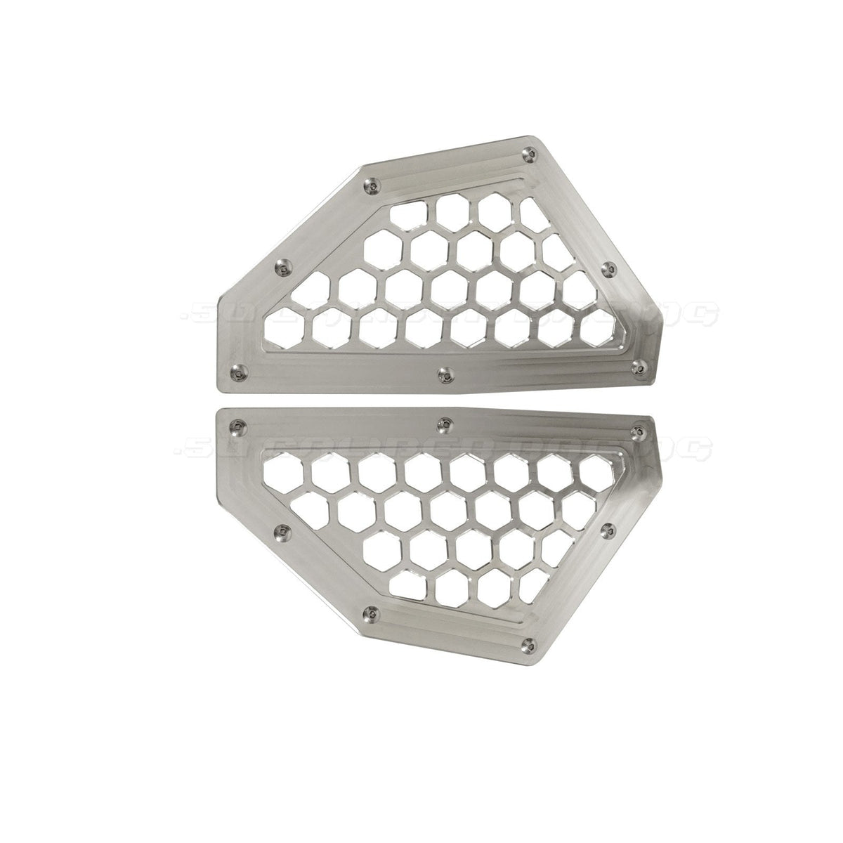 50 Caliber Racing Billet Rear Grille Bezels for Can-Am X3 (2 & 4 Seat Models)