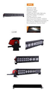 50 Caliber Racing 22 inch Remote Controlled LED Light Bar CA Legal