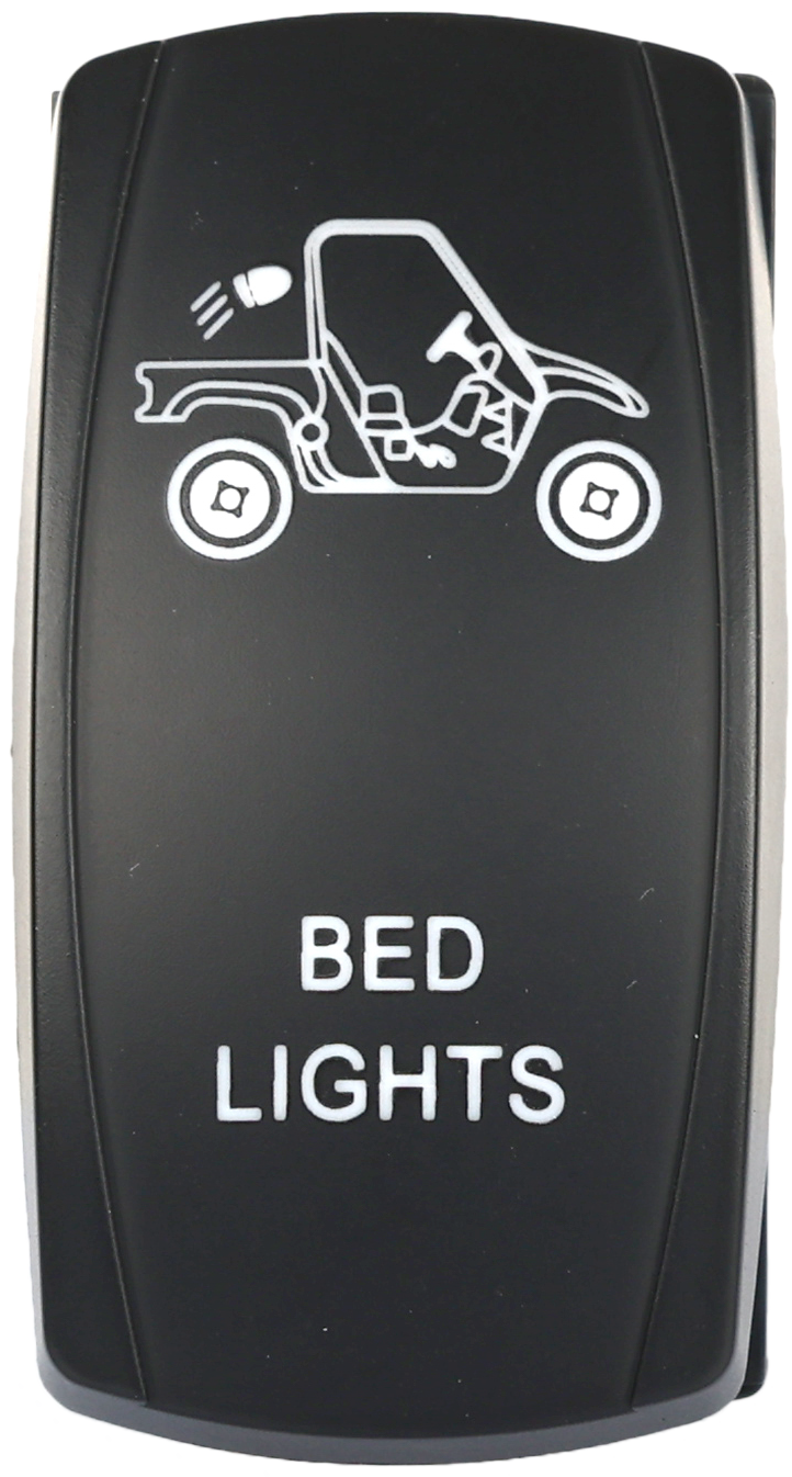 Photo of BED LIGHTING SWITCH PRO SERIES BACKLIT by OPEN TRAIL - Premium Switches for UTVs / Side by Sides
