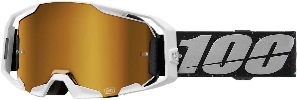 100% Hydromatic Watercraft Goggles - Rapidracer Mirror True Gold