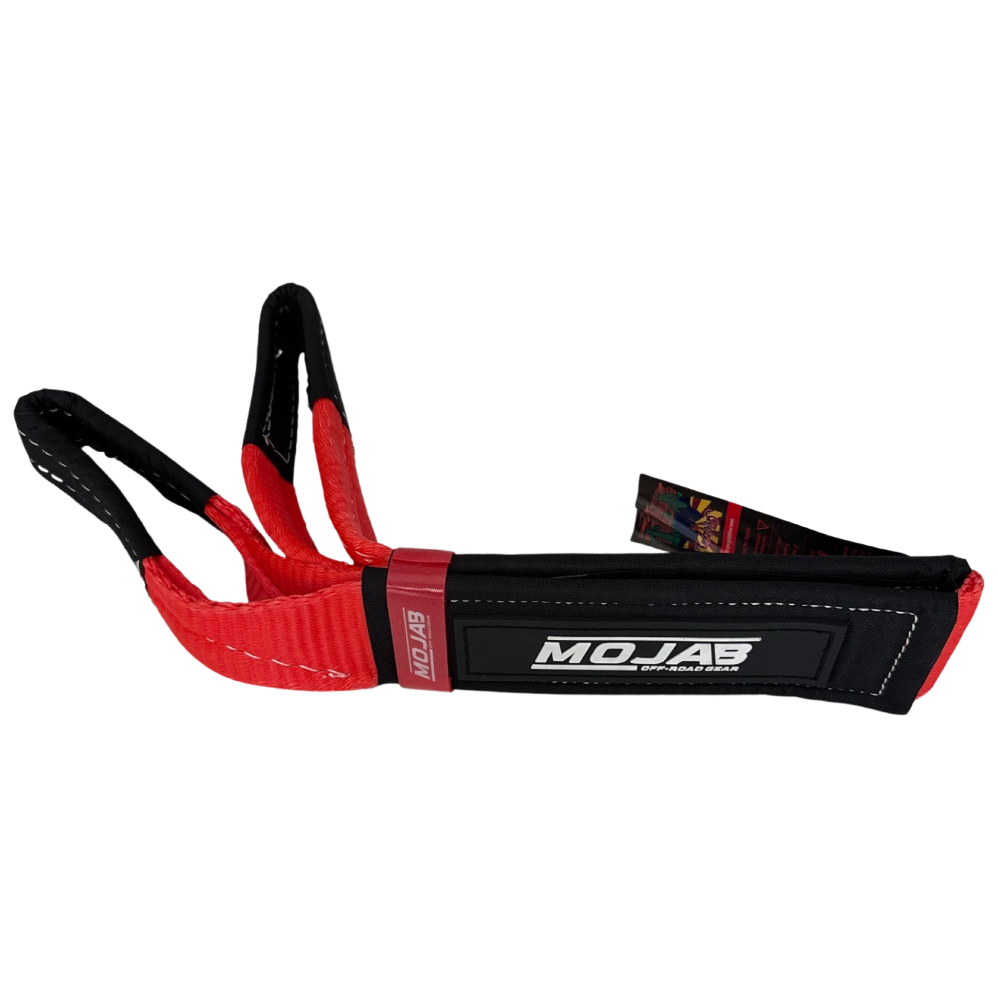 Photo of 3'' x 4' Short Strap / Winch Strap (Lifetime Warranty) by MOJAB OFFROAD - Premium Tow Strap for UTVs / Side by Sides