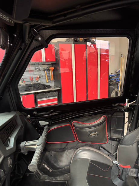 Photo of POLARIS RZR Turbo S 4-SEAT Cab Enclosure "THE VAULT" Upper Side Doors & Panels (Patent Pending) by Dirt Warrior Accessories - Premium VAULT for UTVs / Side by Sides