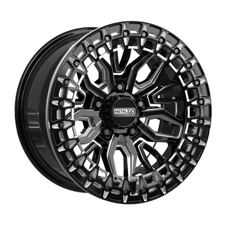 Mayhem R Beadlock Wheel | Gloss Black Contrast Cut