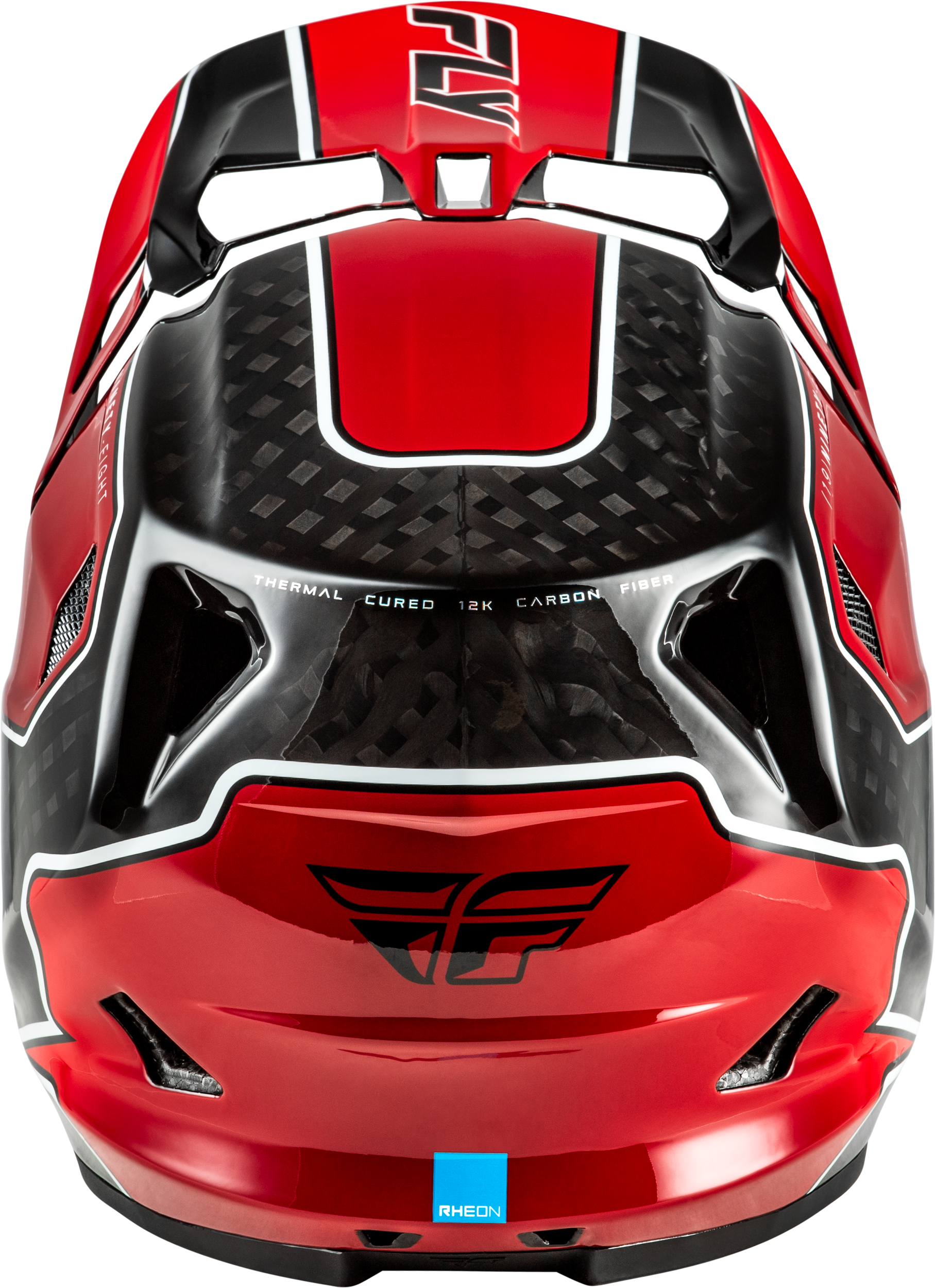 Photo of WERX-R FLOW CARBON HELMET BLACK CARBON/RED SM by FLY RACING - Premium Helmets for UTVs / Side by Sides