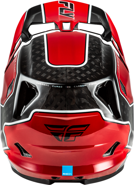Photo of WERX-R FLOW CARBON HELMET BLACK CARBON/RED MD by FLY RACING - Premium Helmets for UTVs / Side by Sides